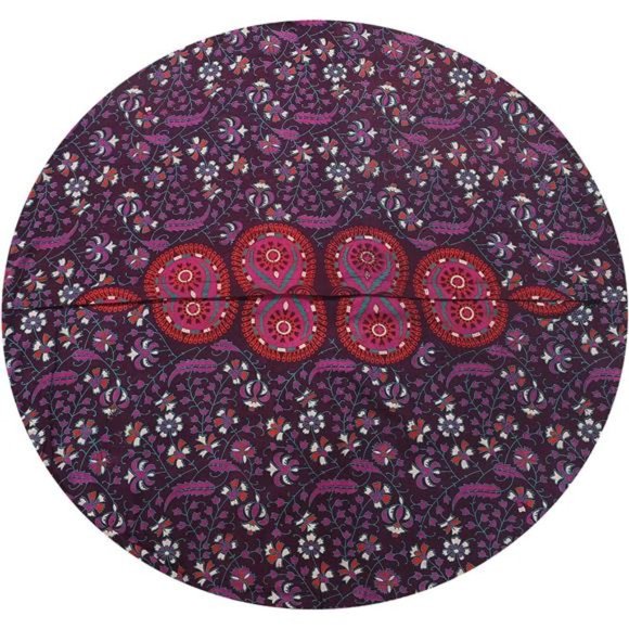 32" Purple Mandala Floor Pillow Cushion Seating Throw Cover Hippie Decorative - Picture 3 of 3